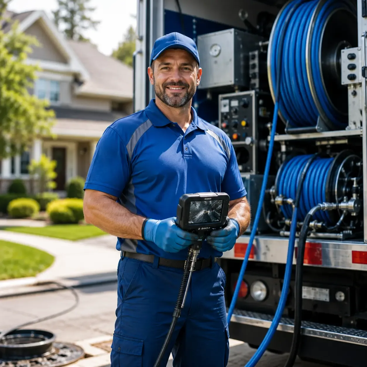 Local outdoor drain cleaning specialists in Normangee, TX